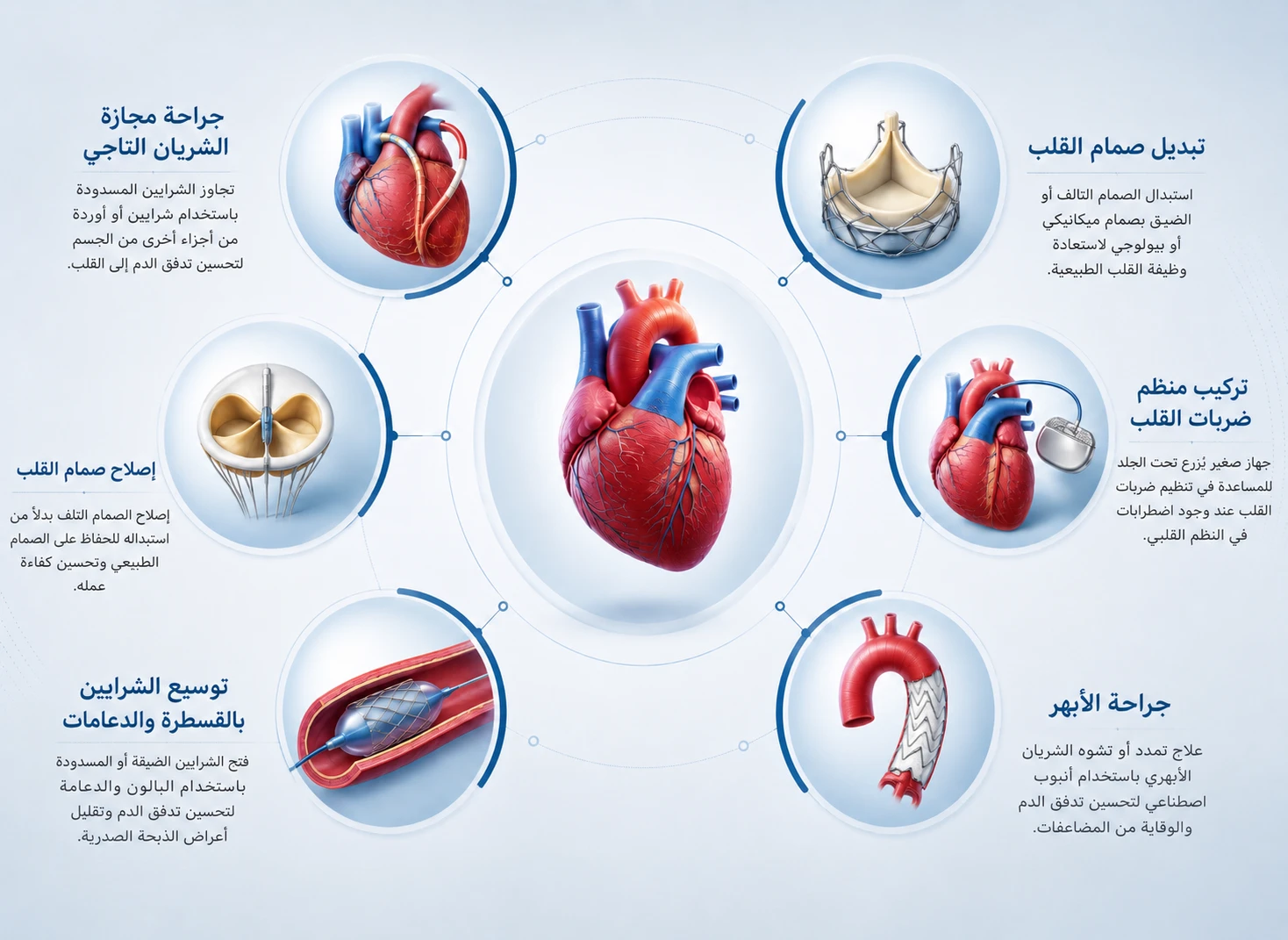 أنواع جراحة القلب في إيران