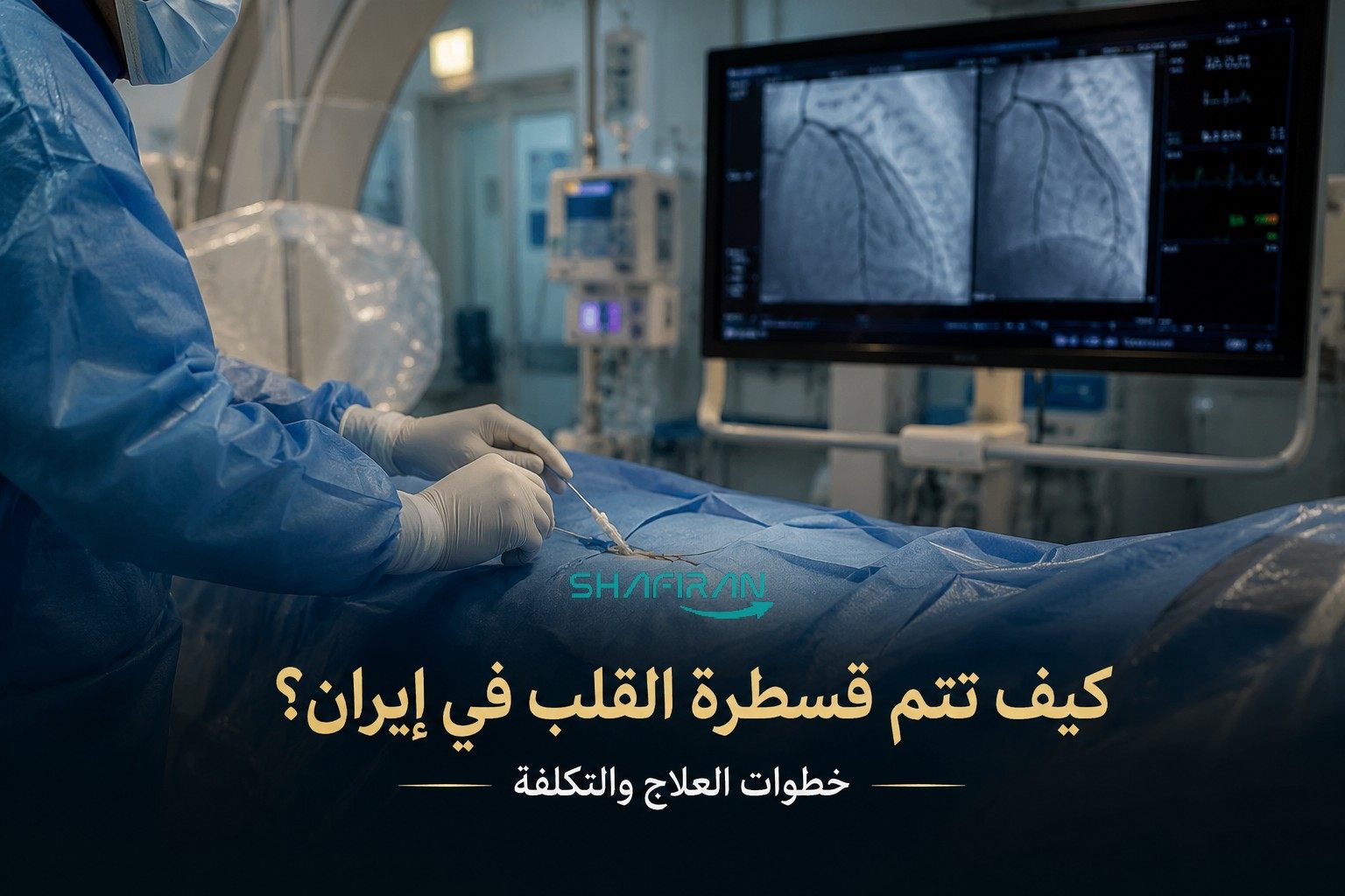 كيف تتم قسطرة القلب في إيران