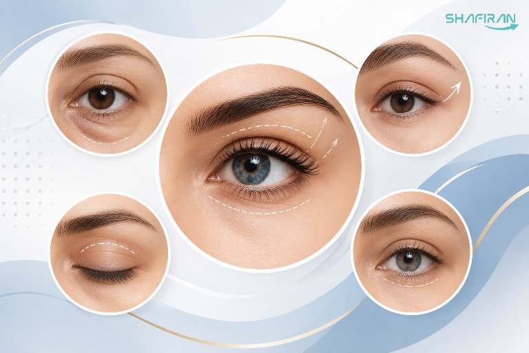 أنواع جراحات تجميل العيون