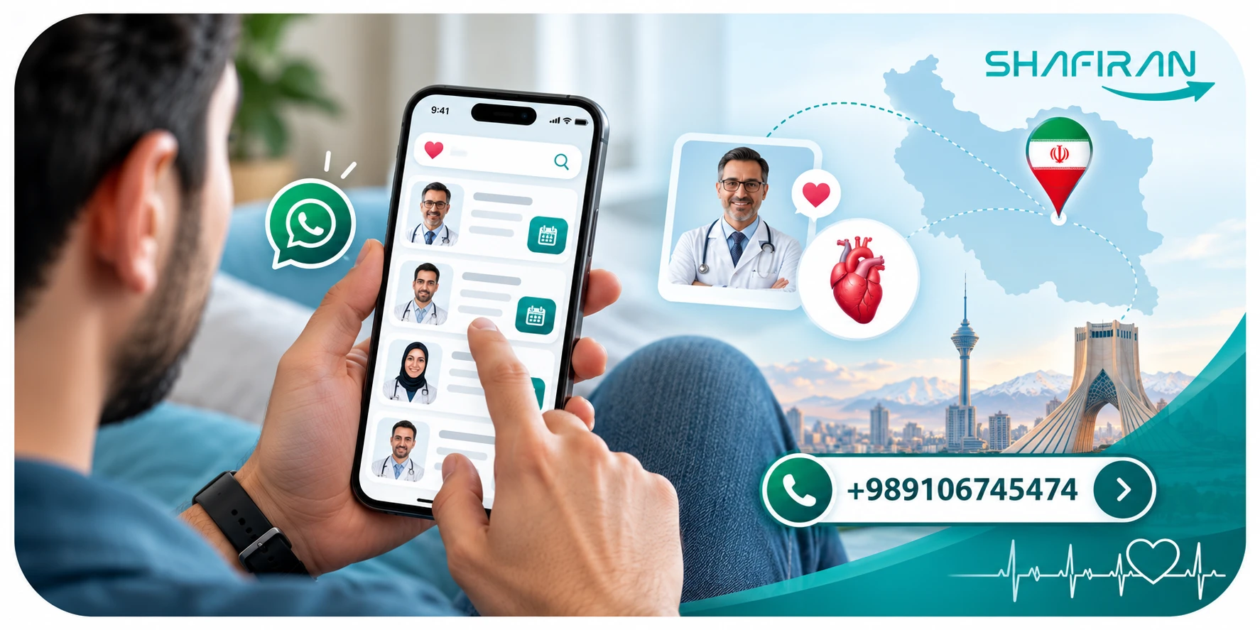 الاستشارة مع طبيب القلب في إيران